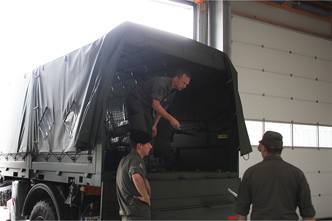 Depot-Errichtung und Inventarisierung