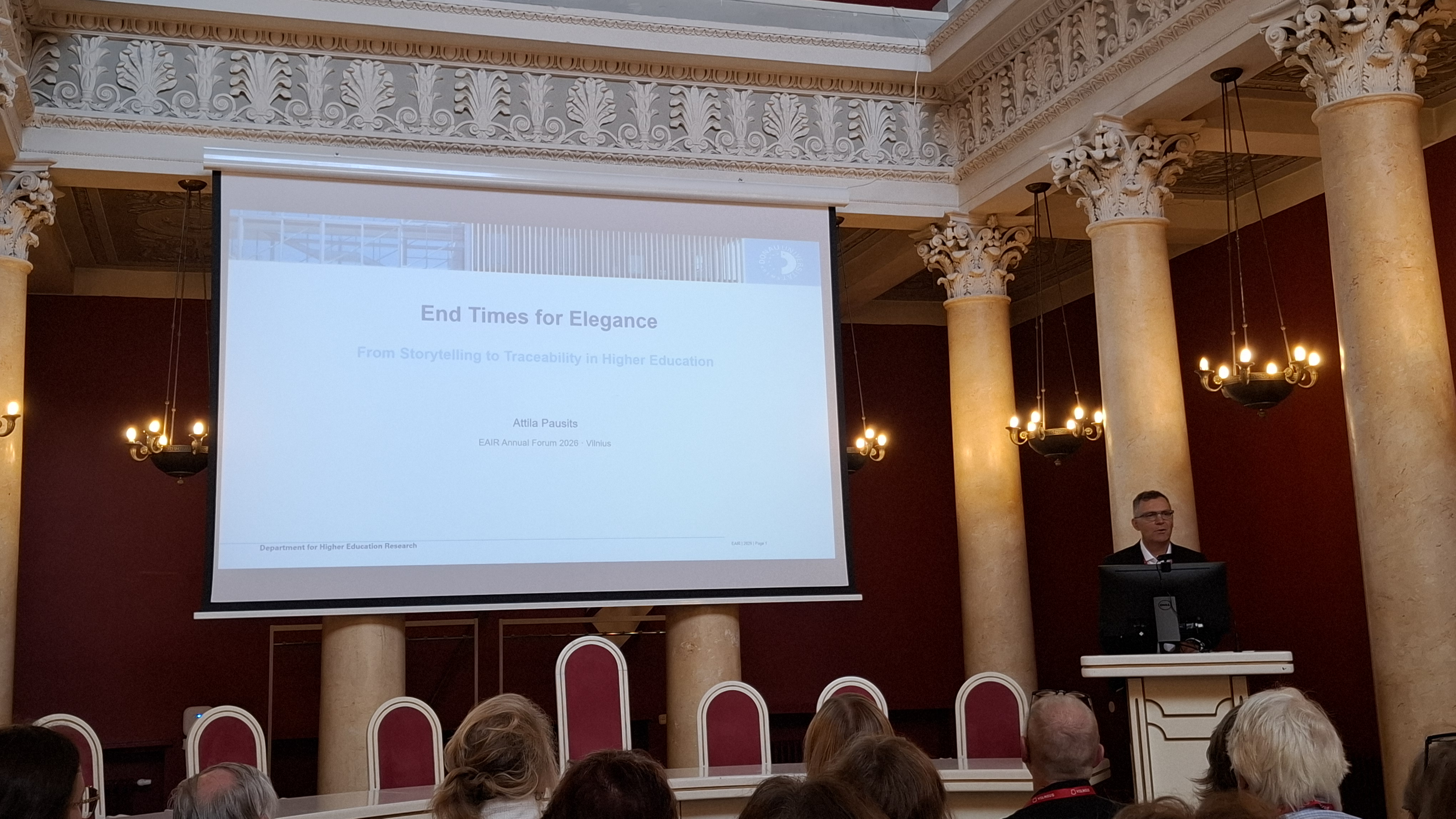 Keynote durch Attila Pausits