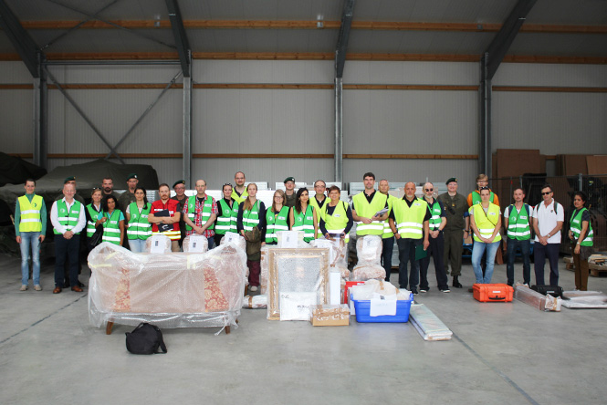 Depot-Errichtung und Inventarisierung