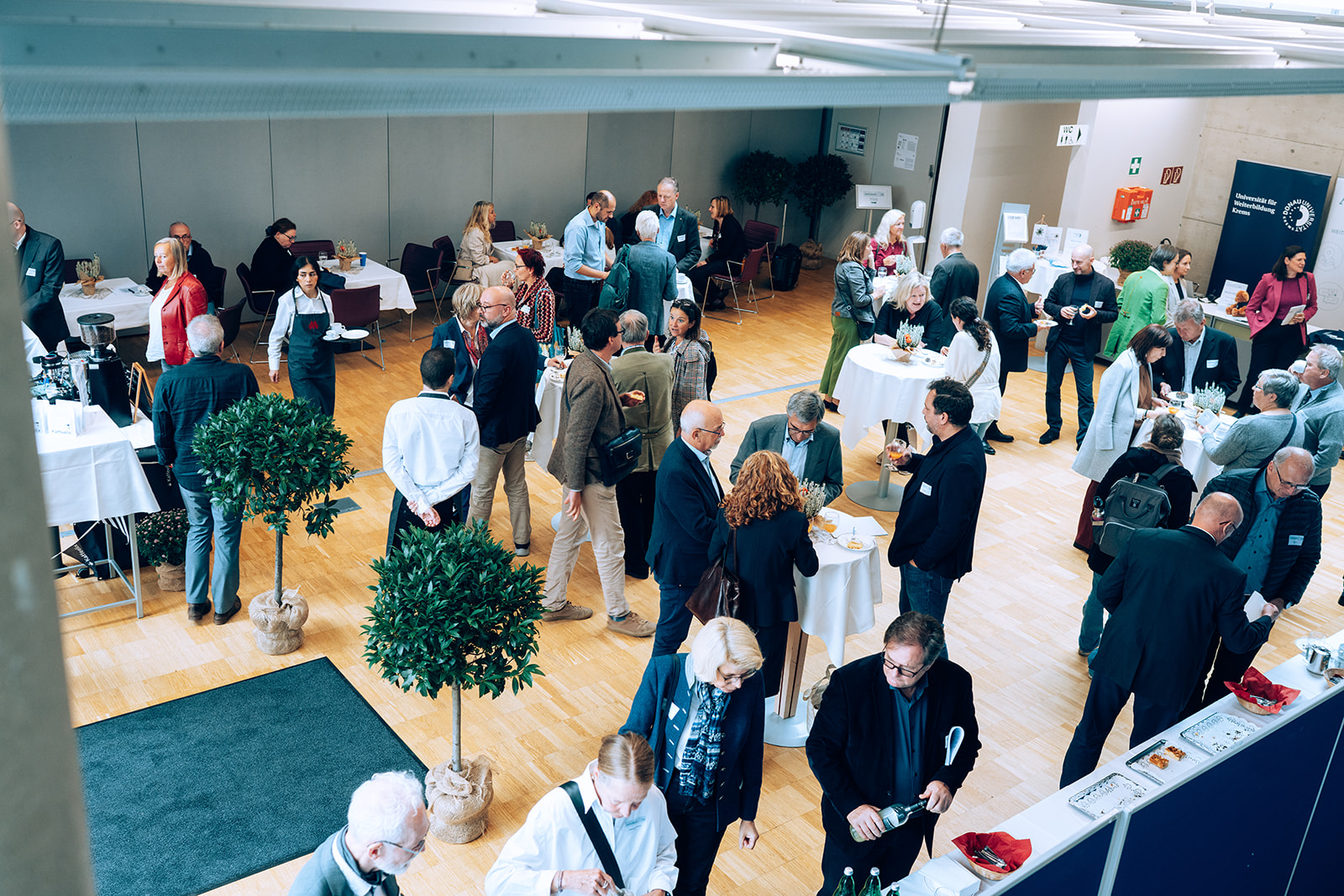 Socializing beim Alumni-Tag 2025