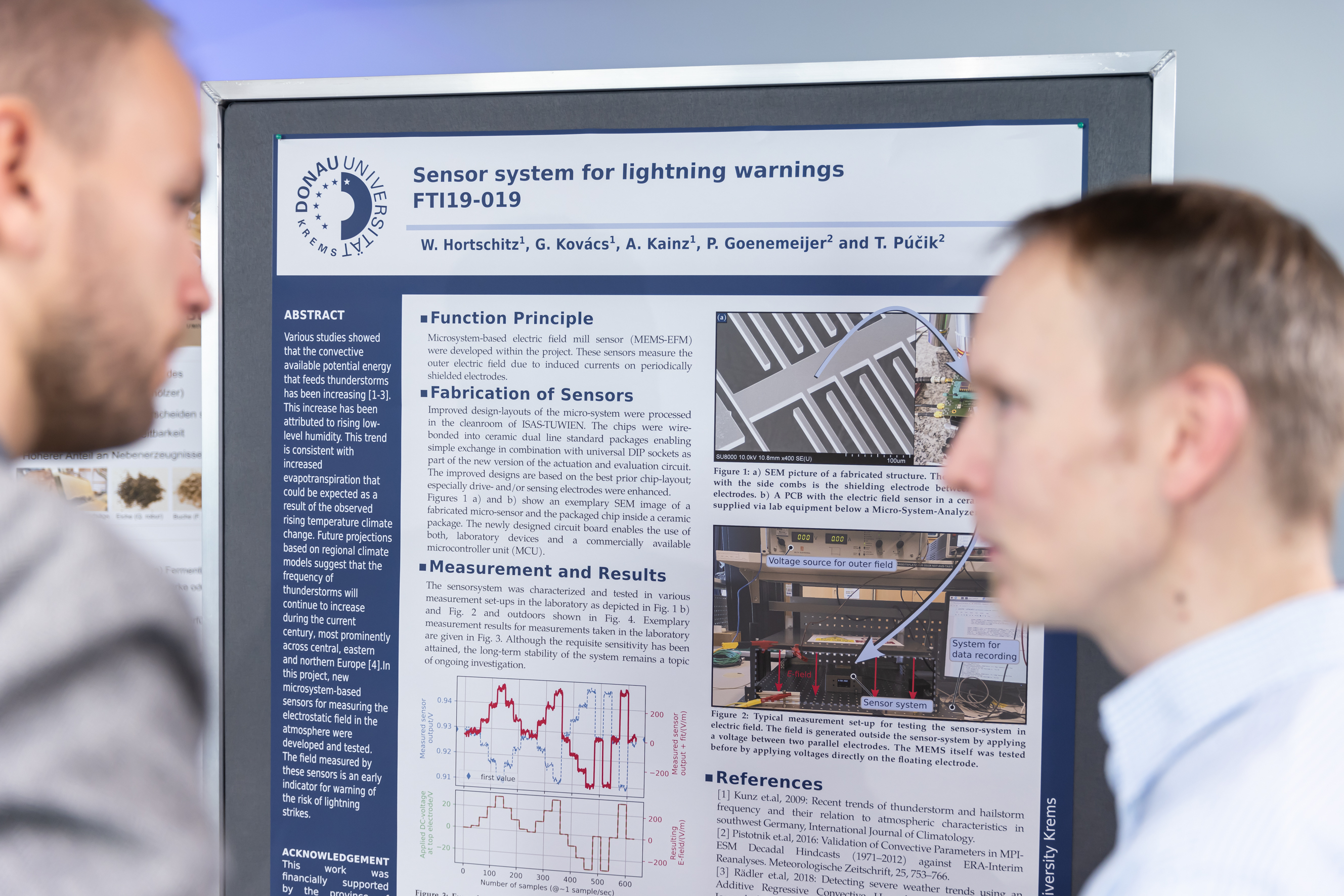 © Gesellschaft für Forschungsförderung Niederösterreich m.b.H./APA-Fotoservice/Krisztian Juhasz Projekt-Poster