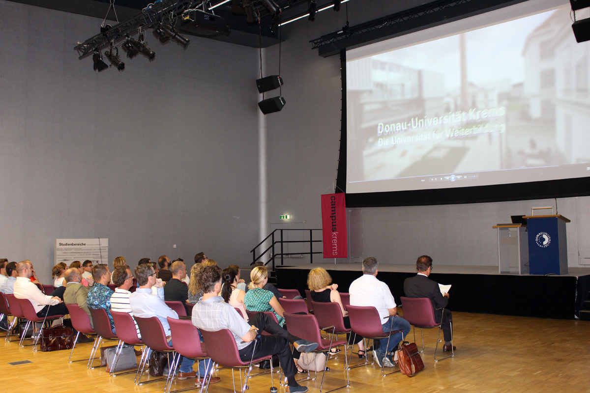 © Donau-Universität Krems Eröffnung der Summer School 2019