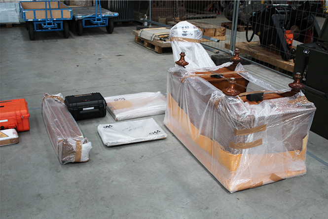 Depot-Errichtung und Inventarisierung