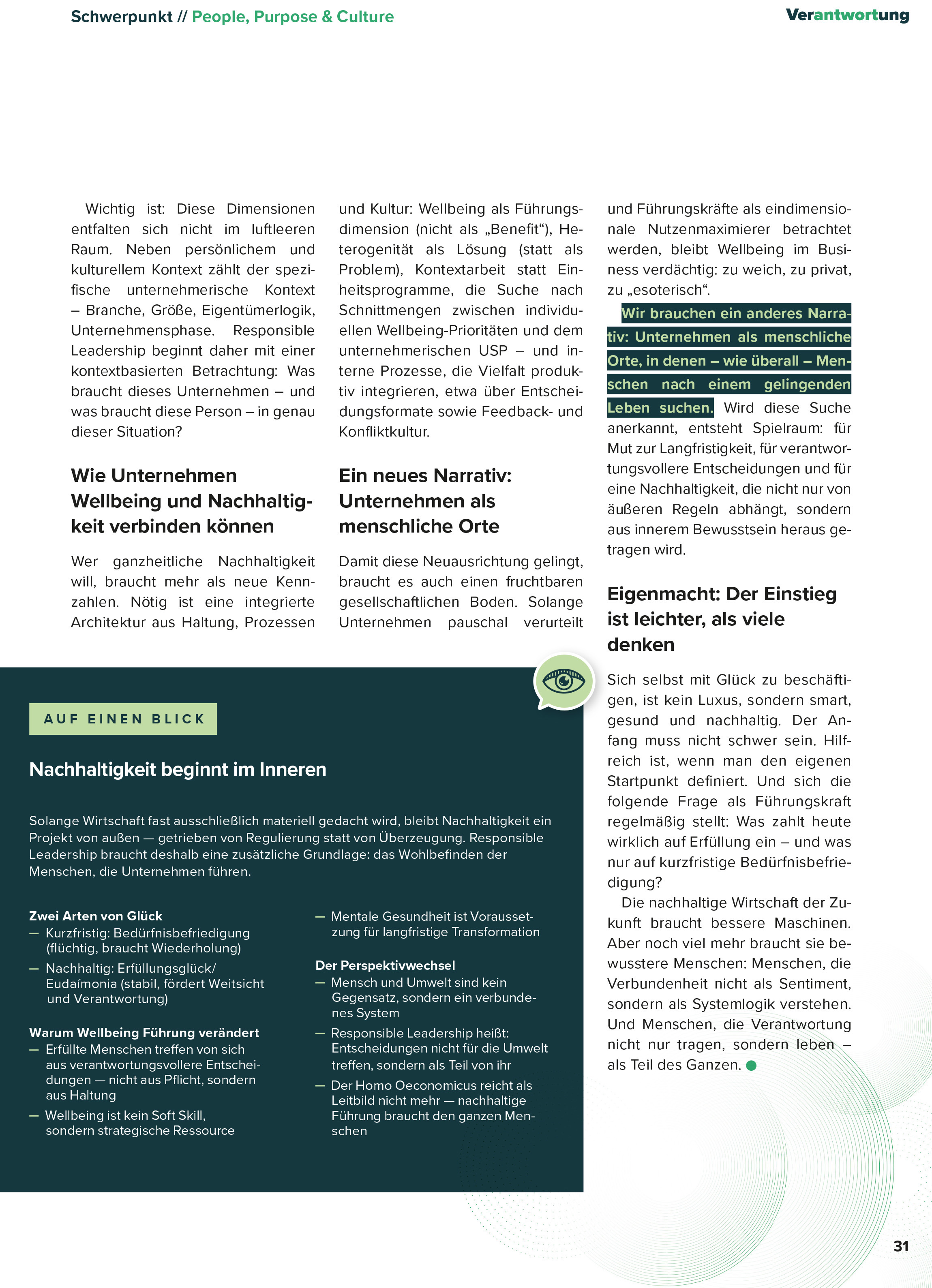 Der innere Kompass der Wirtschaft von Dr. Marisa Mühlböck