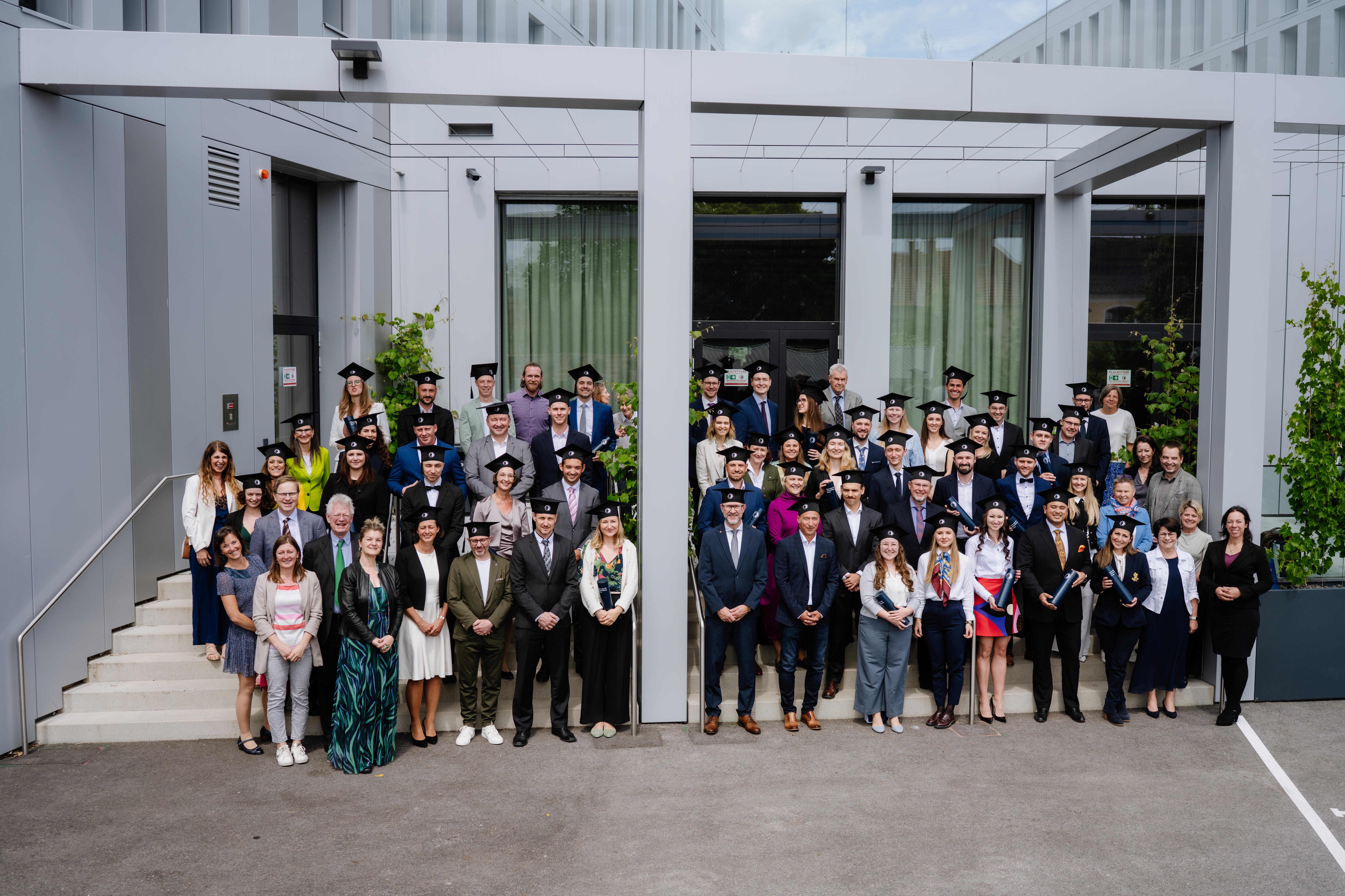 Graduierungsfeier Gruppe