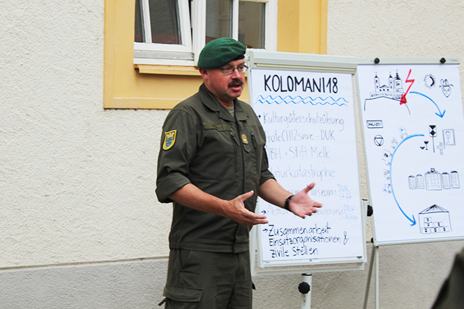 Briefing Evakuierungs-Szenario