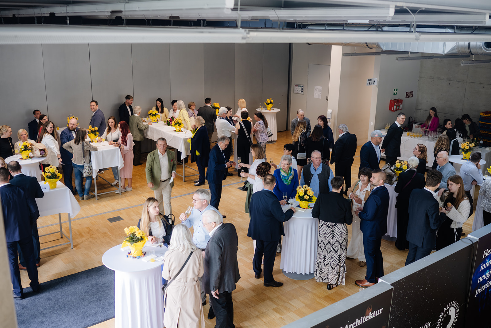 Empfang im Foyer