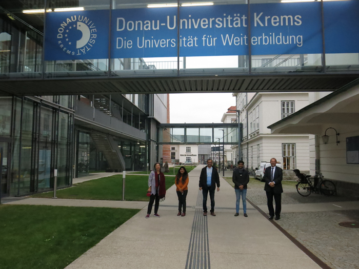 © Universität für Weiterbildung Krems Indische Delegation zu Besuch an Universität für Weiterbildung Krems