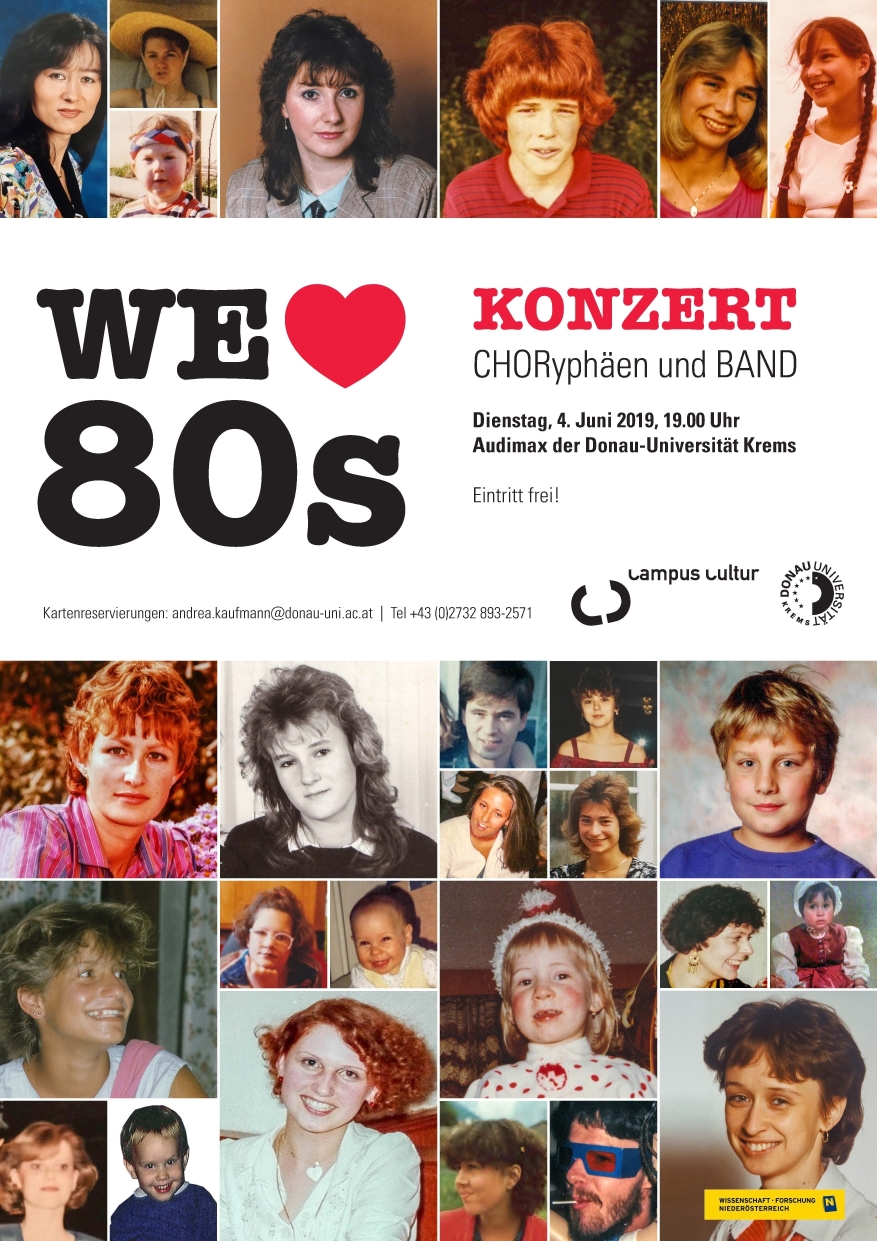 © DUK Plakat Konzert We Love 80s