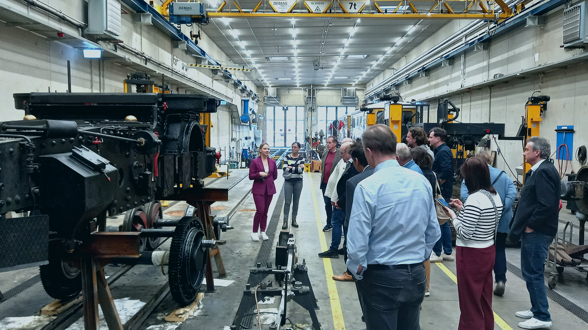 Besuch bei NÖVOG - Niederösterreich Bahnen | Werkstatt