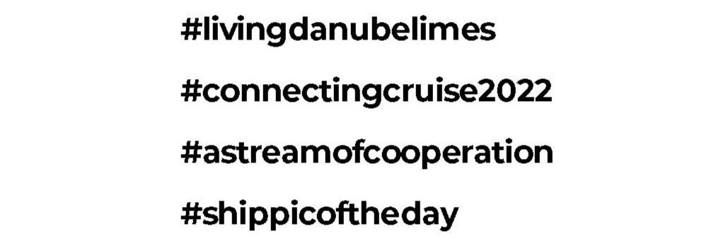 Connecting Cruise Hashtags