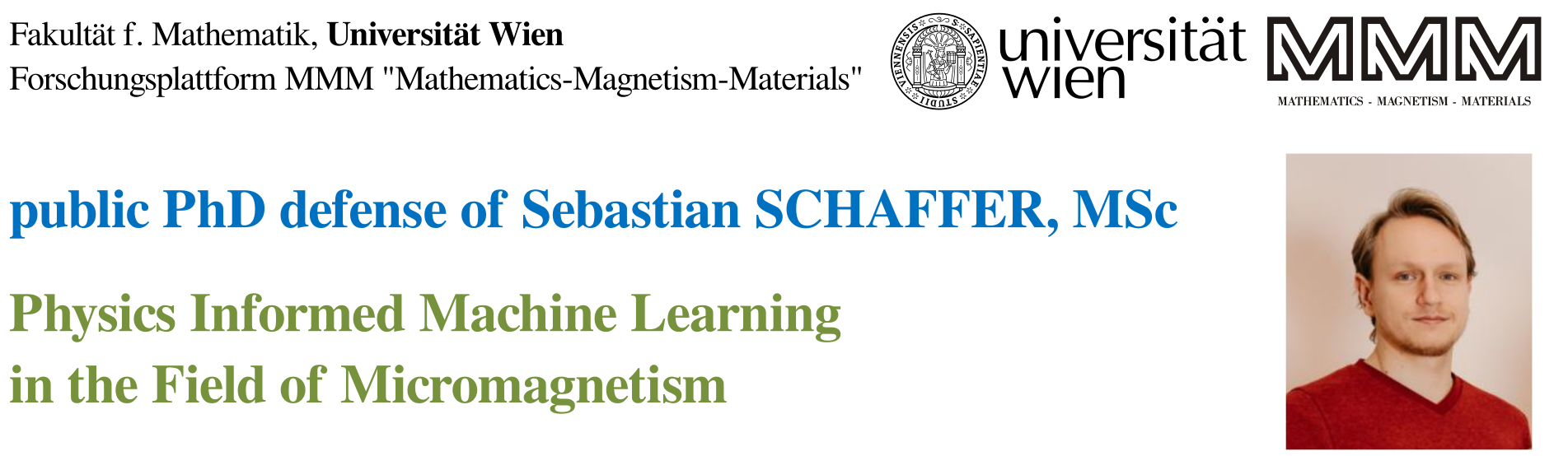 © Universität Wien phd schaffer