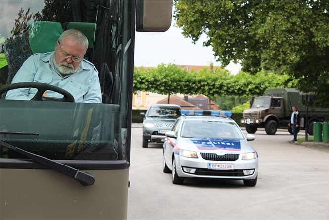 Transport zur Birago-Kaserne