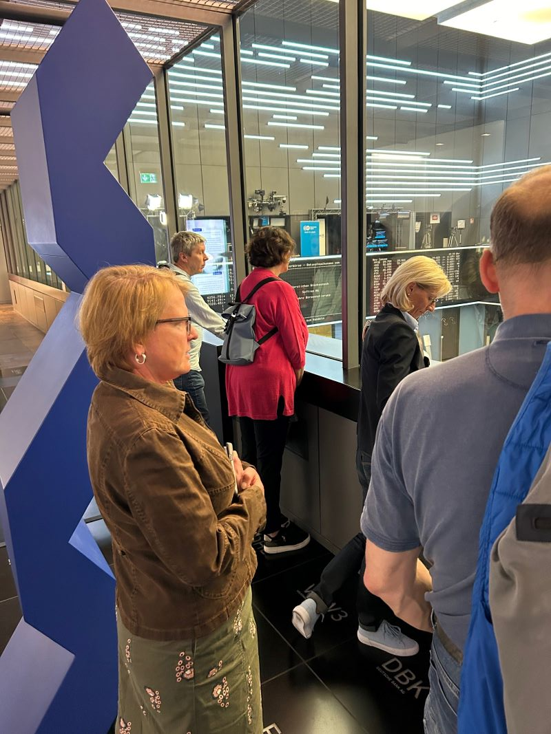 Besuch der Frankfurter Börse