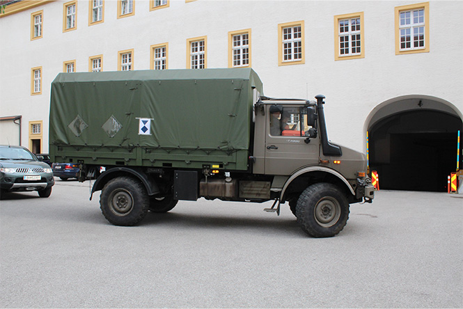 Transport zur Birago-Kaserne