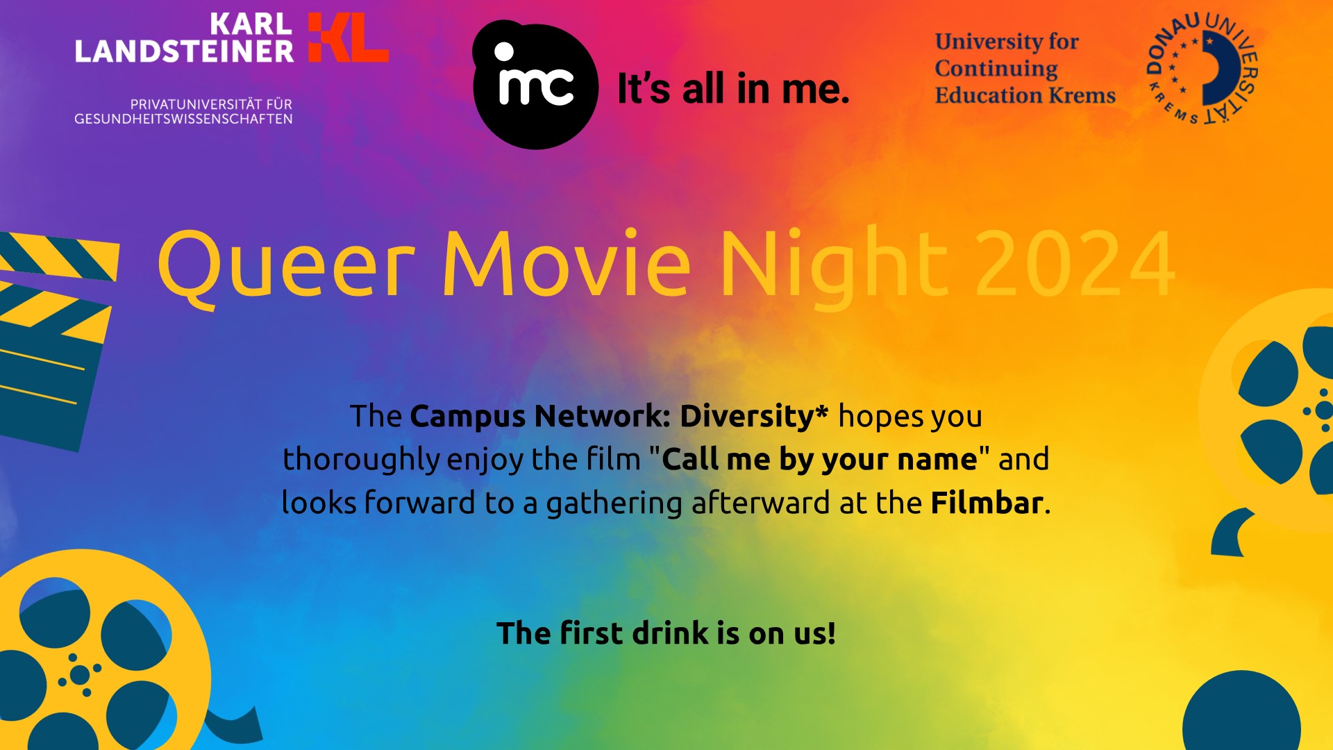 Plakat Queer Movie Night 2024