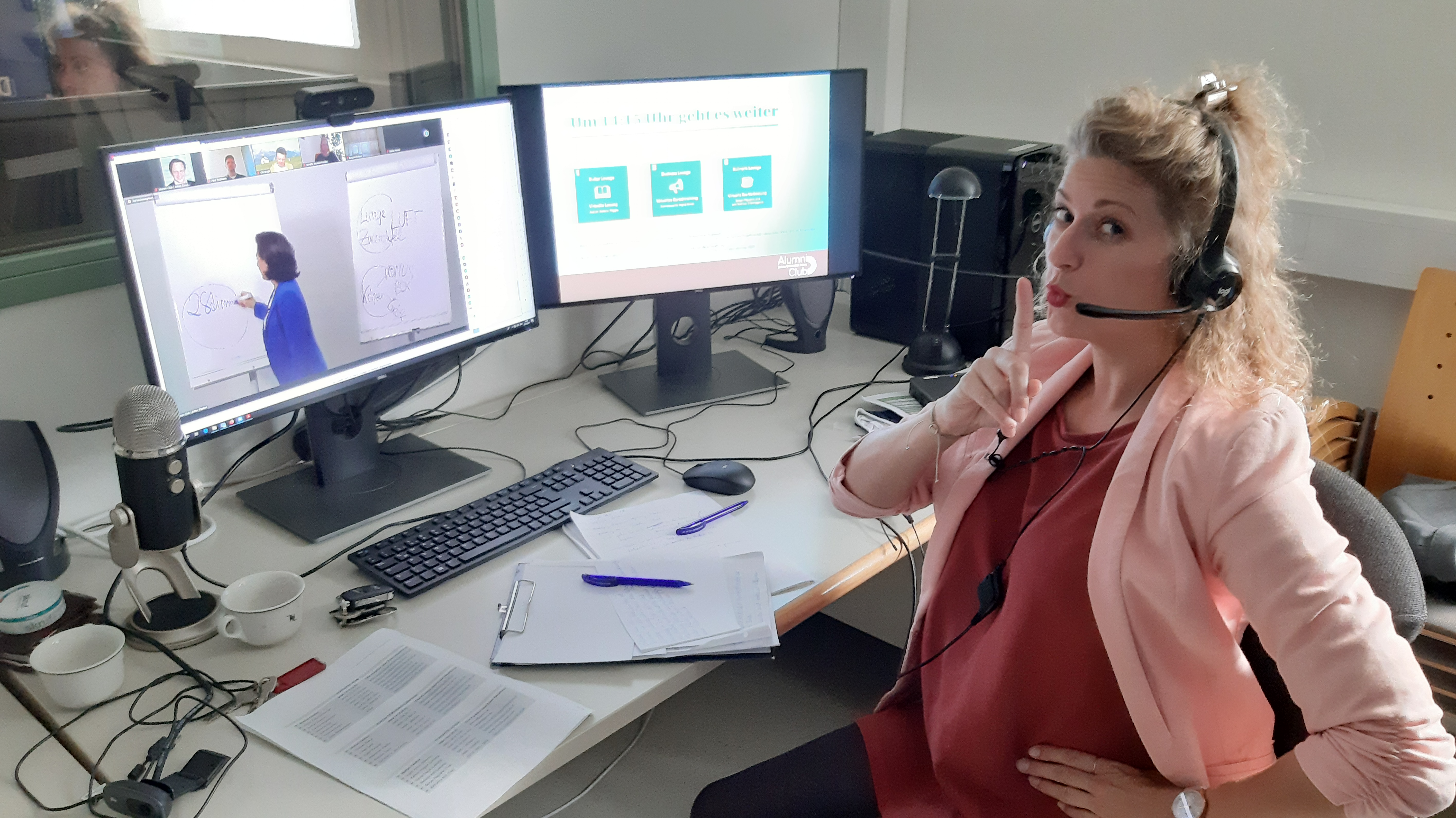 Sprechtraining mit Professorin Ingrid Amon - Alumni-Tag 2020