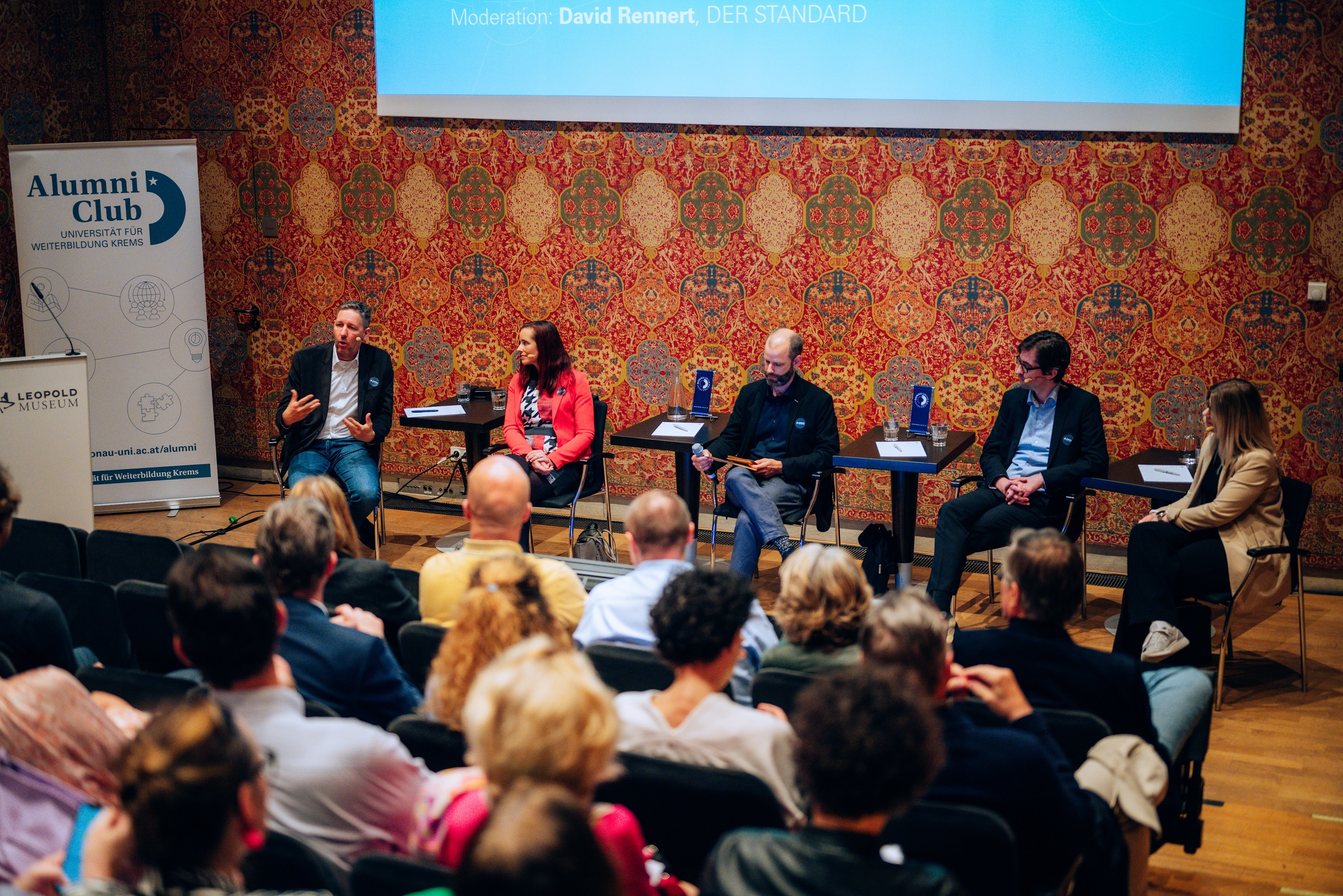 Podiumsdiskussion im Leopold Museum
